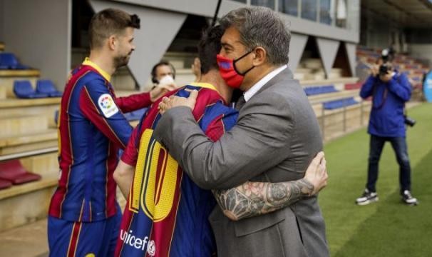 开云入口-拉波尔塔发布会全文：为了梅西留队 双方都已尽力